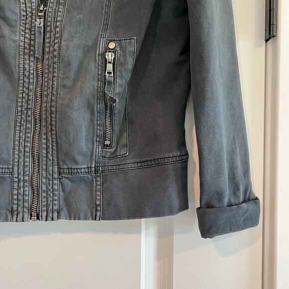 Marrakech Women's Full Zip Cotton Jacket Grey Size Small - Picture 2 of 8
